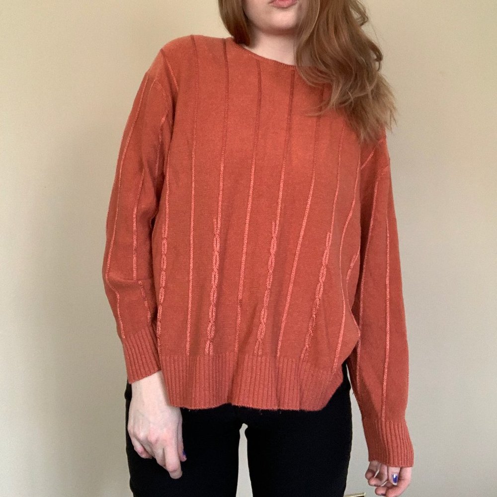 Vintage Orange Sweater